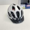 B79 ABUS Stadthelm Aduro 2.0 – uniwersalny kask rowerowy z oświetleniem – sportowy design do ruchu miejskiego – dla kobiet i mężczyzn – srebrny, rozmiar L