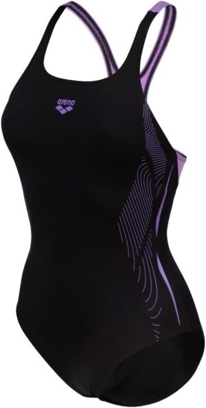 ARENA Jednoczęściowy strój kąpielowy Kobiety Women's Swimsuit Swim Pro Back Graphic PATA93