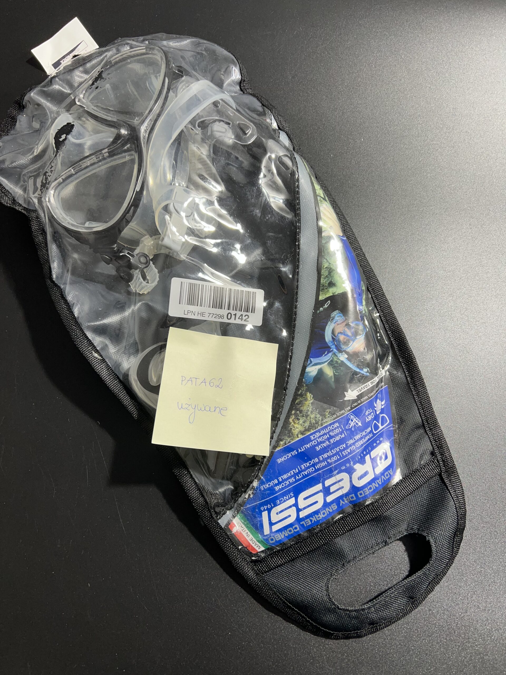 Cressi Big Eyes Evolution Mask & Alpha Ultra Dry Snorkel - Zestaw Combo do Nurkowania i Snorkelingu, Jeden rozmiar, Dorosły Unisex PATA62 Cressi Big Eyes Evolution Mask & Alpha Ultra Dry Snorkel - Zestaw Combo do Nurkowania i Snorkelingu, Jeden rozmiar, Dorosły Unisex PATA62