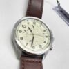B281 Tommy Hilfiger Męski analogowy zegarek kwarcowy ze skórzanym paskiem 1792003, Pergamin, pasek