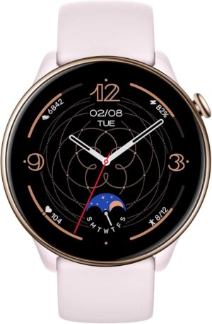 Amazfit GTR Mini, 43 mm, damski smartwatch, 14 dni pracy na baterii, SpO2, monitor snu, ponad 120 trybów sportowych, sportowy smartwatch GPS, różowy PATB 94