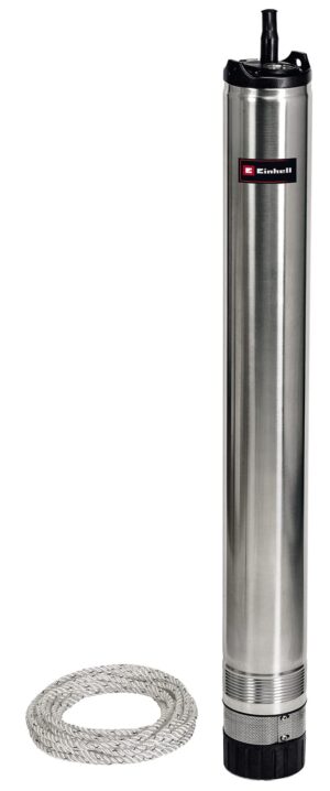 Einhell Pompa głębinowa GE-DW 1155 N-A (1100 W, do 6000 l/godz,, maks. wysokość tłoczenia 55 m, średnica pompy 98 mm, 22 m kabel zasilający, funkcja automatyczna) - F37, M3