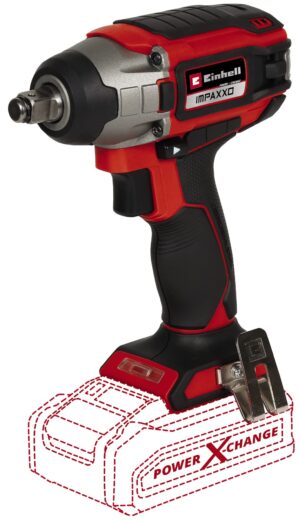 Einhell Akumulatorowy klucz udarowy IMPAXXO 18/230 Power X-Change (Li-Ion, 18 V, 230 Nm, silnik bezszczotkowy) - F43, M3