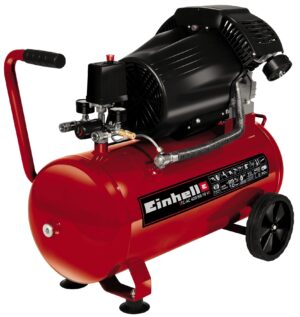 Einhell Kompressor Sprężarka 2 CYLINDRY TC-AC 420/50/10 V (2200 W., max. 10 bar, 50 l-zbiornik, 420 l/min - X130, RABEN