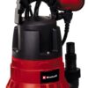 Einhell Pompa do wody brudnej GC-DP 7035 LL (700 W, płytko zasysająca do 1 mm, natężenie przepływu 16 000 l/h, 0,8 bar, głębokość zanurzenia 7 m, regulowana dla brudnej i czystej wody) - X380, MX16