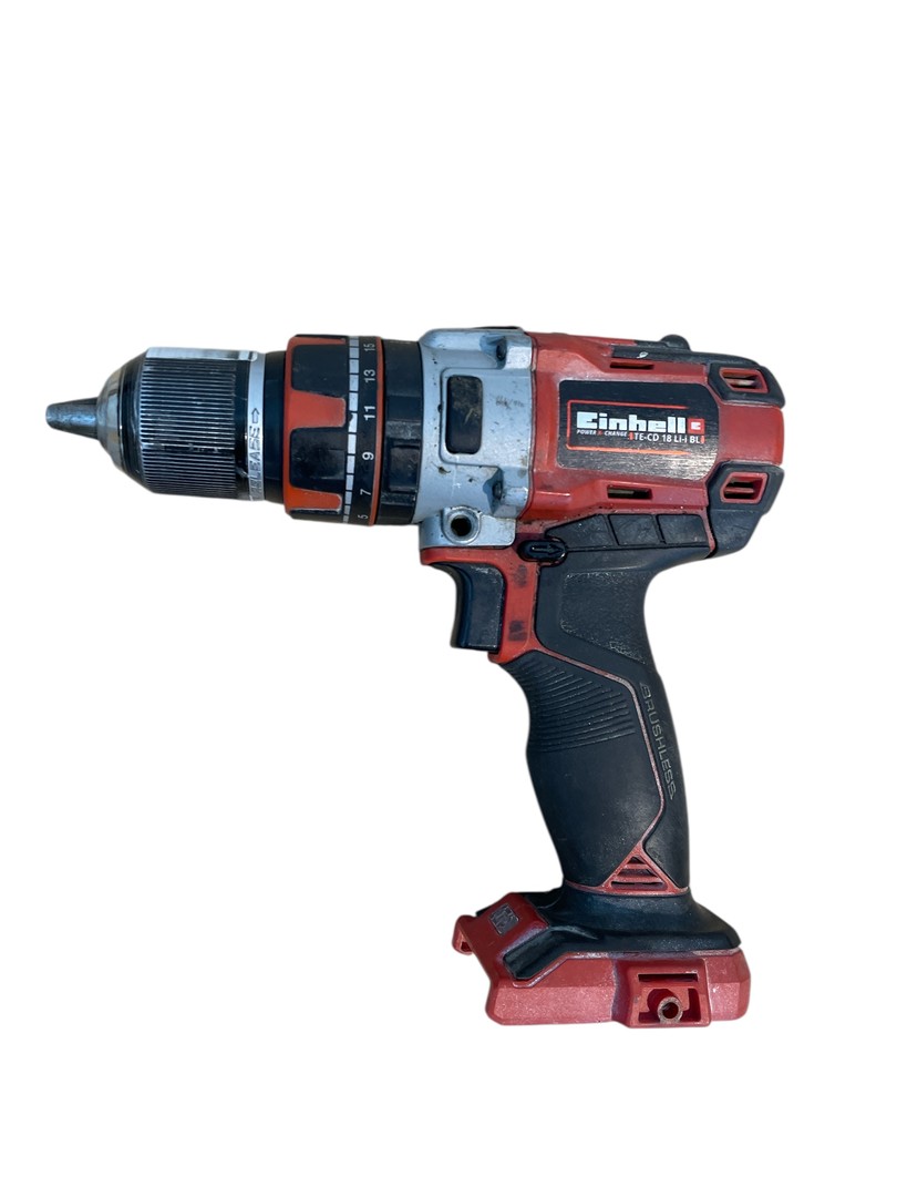 Einhell Wkrętarka akumulatorowa TP-CD 18 Li-i Brushless Solo Power X-Change (z funkcją udaru, Li-ion, 18 V, 2 biegi, 60 Nm, oświetlenie LED, 60 Nm / bezszczotkowy - X341, MX14 Einhell Wkrętarka akumulatorowa TP-CD 18 Li-i Brushless Solo Power X-Change (z funkcją udaru, Li-ion, 18 V, 2 biegi, 60 Nm, oświetlenie LED, 60 Nm / bezszczotkowy - X341, MX14