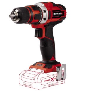 Einhell Wkrętarka akumulatorowa TE-CD 18/40 Li-Solo Power X-Change (Li-ion, 18 V, maks. 40 Nm, 2-biegowa przekładnia, elektronika prędkości, uchwyt Softgrip) - Y479, MY16