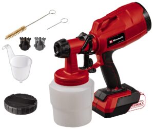 Einhell TC-SY 18/60 Li-Solo Power X-Change akumulatorowy pistolet do malowania (Li-Ion, 18 V, przepływ 650 ml/min, zbiornik na farby 800 ml) - Y471, MY16