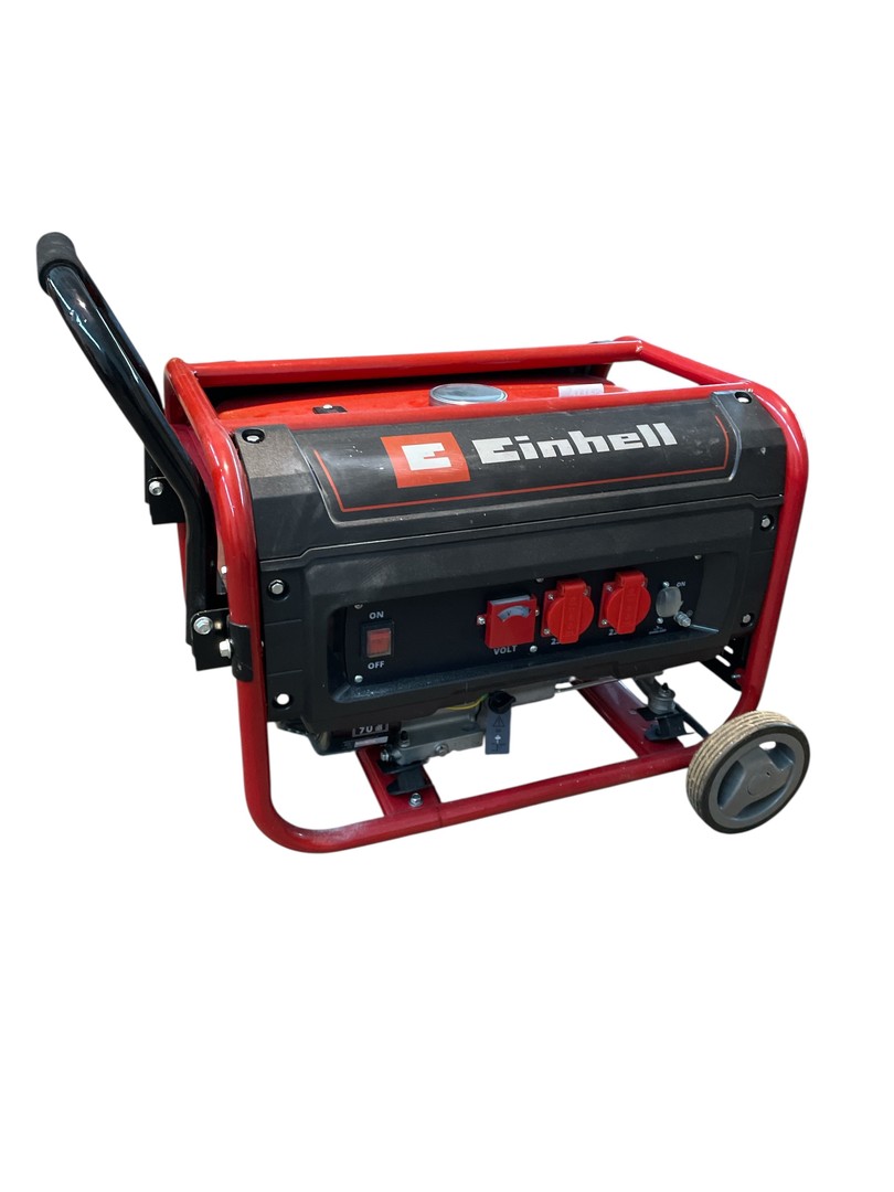 Einhell Generator prądu (benzyna) TC-PG 35/E5 (moc maksymalna 3100 W, moc ciągła 2600 W, zbiornik 15 L, silnik 4-suwowy, funkcja AVR, 2x 230 V, zabezpieczenie przed brakiem ropy, zabezpieczenie przed przeciążeniem) - Y4, RABEN Einhell Generator prądu (benzyna) TC-PG 35/E5 (moc maksymalna 3100 W, moc ciągła 2600 W, zbiornik 15 L, silnik 4-suwowy, funkcja AVR, 2x 230 V, zabezpieczenie przed brakiem ropy, zabezpieczenie przed przeciążeniem) - Y4, RABEN