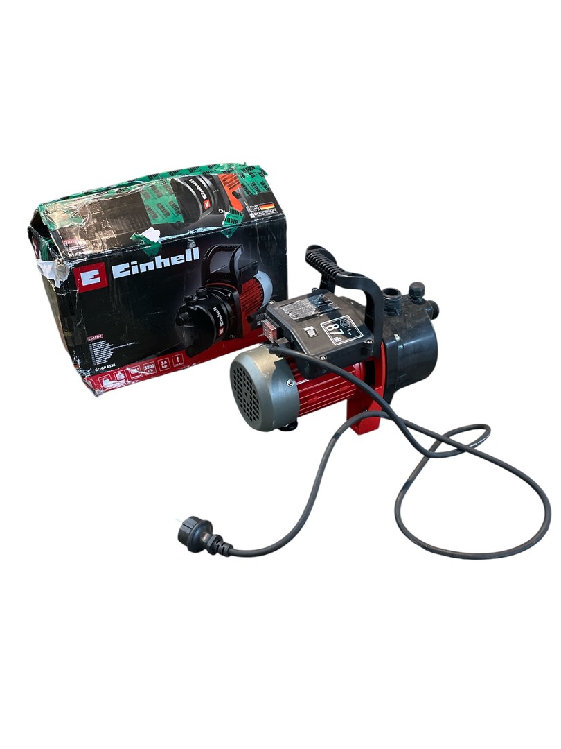 Einhell Gc-Gp 6538 Pompa Ogrodowa, 650 W, 240 V, Czerwony/Czarny, 3,6 Bar / 3800 l/h - Y400, PN1 Einhell Gc-Gp 6538 Pompa Ogrodowa, 650 W, 240 V, Czerwony/Czarny, 3,6 Bar / 3800 l/h - Y400, PN1